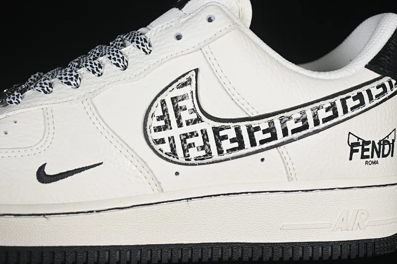 All categories Nk Air Force 1 Air Force series Nk Air Force 1 Low Air Force low-top Nike Air Force 1'07 Low Fendi joint cream ink pattern Air Force 1 low-top casual sneakers XY9025-020